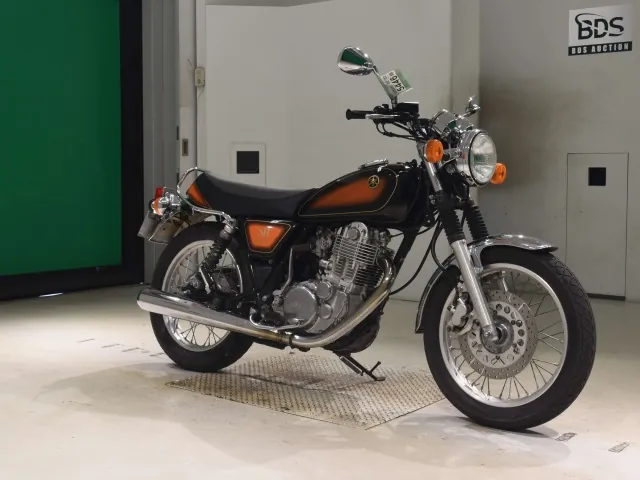 Yamaha SR400 2007, чёрный, оранжевый, фото 3