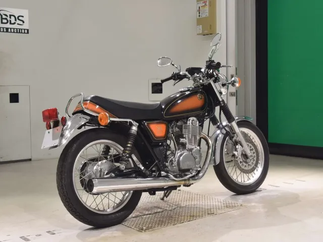 Yamaha SR400 2007, чёрный, оранжевый, фото 5