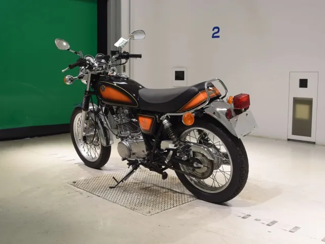 Yamaha SR400 2007, чёрный, оранжевый, фото 6