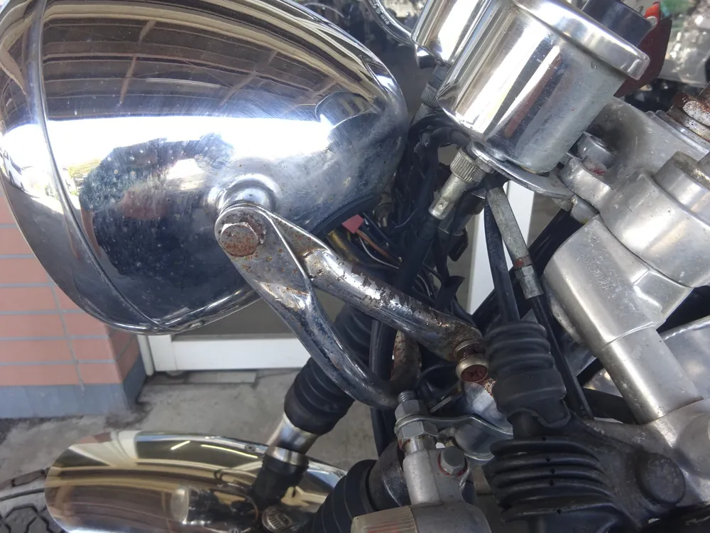 Yamaha SR400, aluminium, фото 12