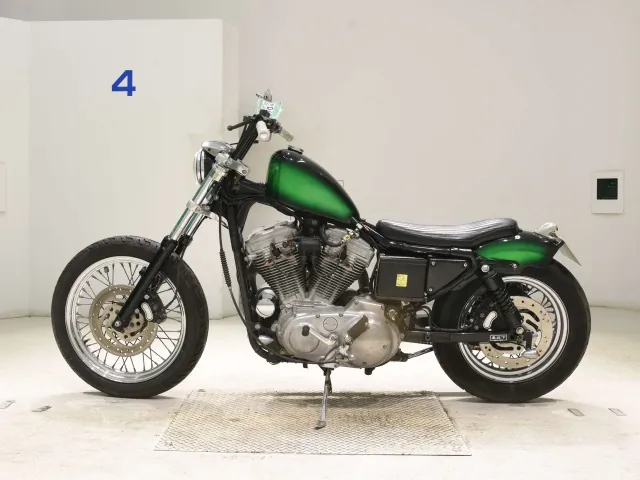 Harley-Davidson XL883 2003, black | green, фото 2