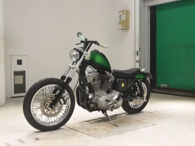 Harley-Davidson XL883 2003, black | green, фото 4