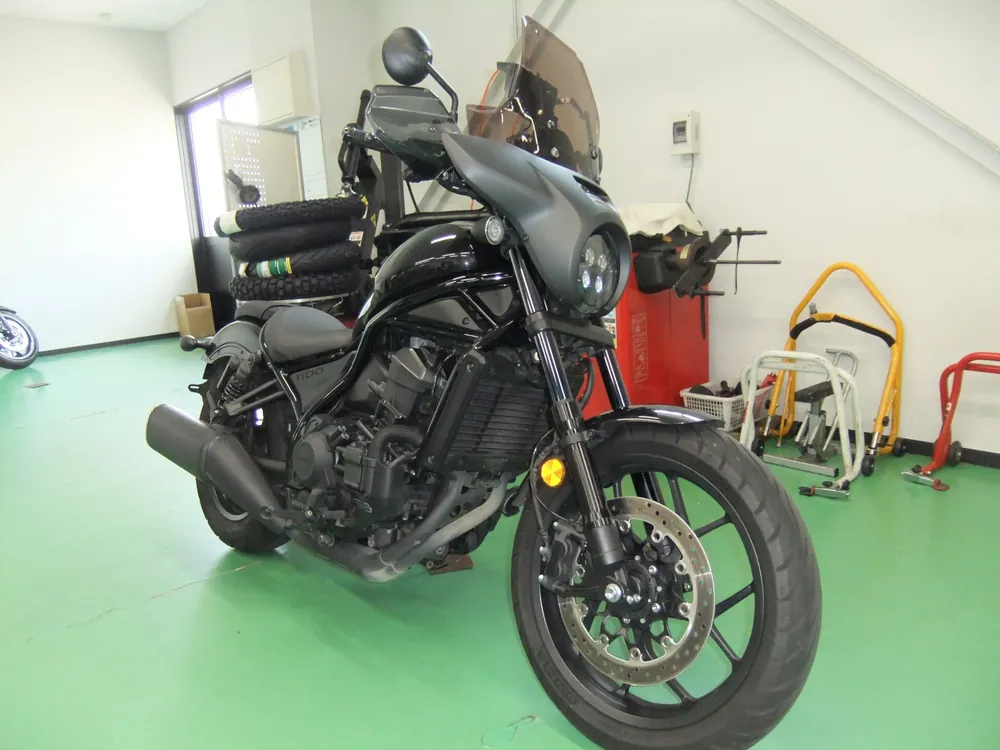 Honda Rebel 2022, чёрный, фото 8