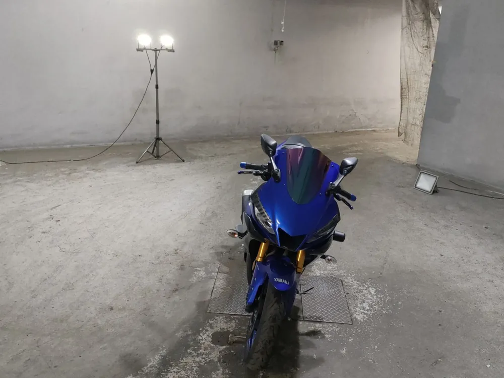Yamaha YZF-R3 2019, black / blue, фото 3