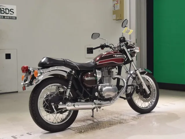 Kawasaki Estrella, бордовый, фото 5