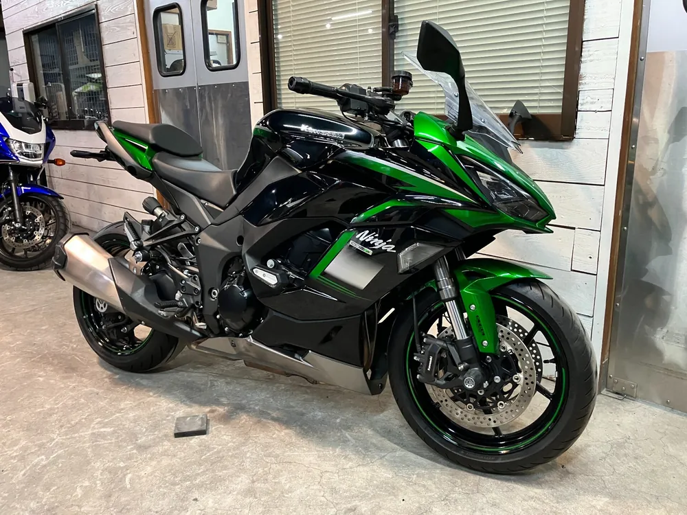 Kawasaki NINJA1000SX 2021, black/green, фото 7