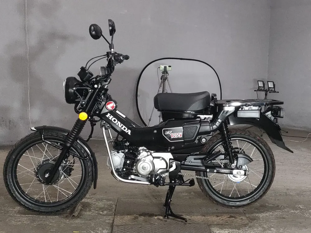 Honda CT125 Hunter Cub, чёрный, фото 2