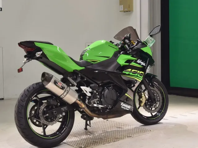Kawasaki Ninja 400 2018, black | green, фото 5