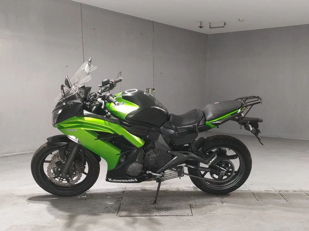 Kawasaki Ninja 650 2014, black / green, фото 2