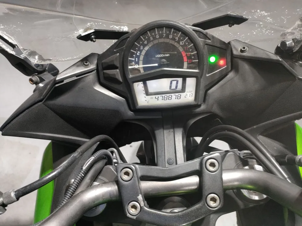 Kawasaki Ninja 650 2014, black / green, фото 5