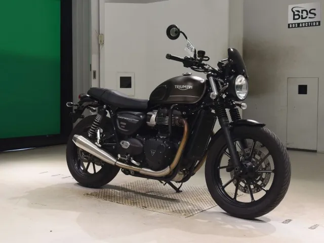 Triumph Speed Twin 900 2023, matt gun, фото 3