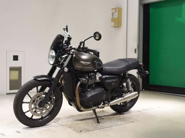 Triumph Speed Twin 900 2023, matt gun, фото 4