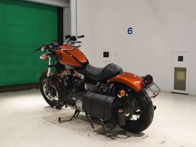 Harley-Davidson XL1200X 2014, чёрный, оранжевый, фото 6