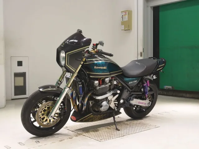 Kawasaki ZRX1100 1994, black | green, фото 4