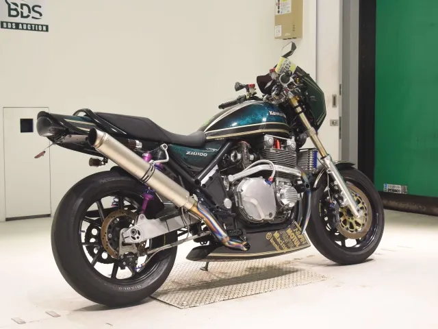 Kawasaki ZRX1100 1994, black | green, фото 5