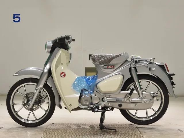 Honda C125-2, серебристый, фото 2