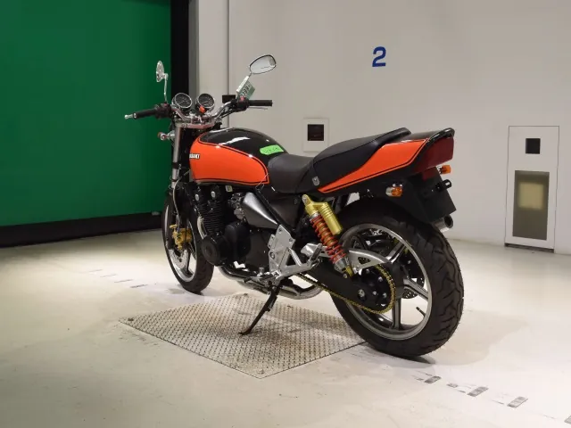 Kawasaki Zephyr 400 1998, black | orange, фото 6