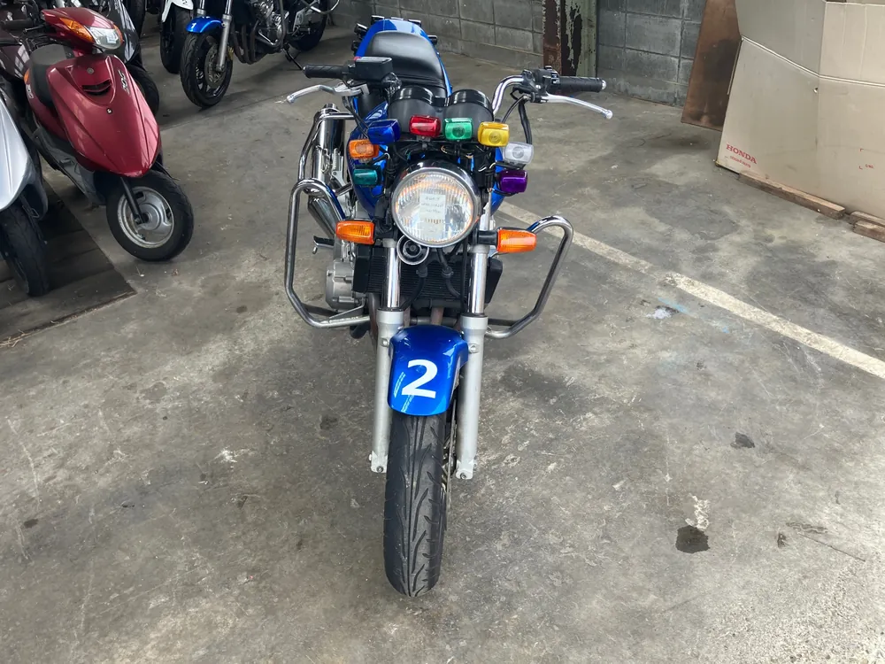 Honda CB400SB, синий, фото 4