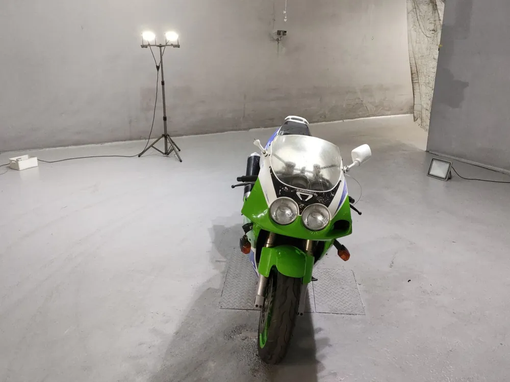 Kawasaki ZXR750 1994, white/green, фото 3