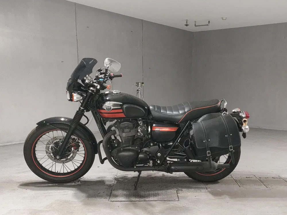 Kawasaki W800 2015, чёрный, фото 2