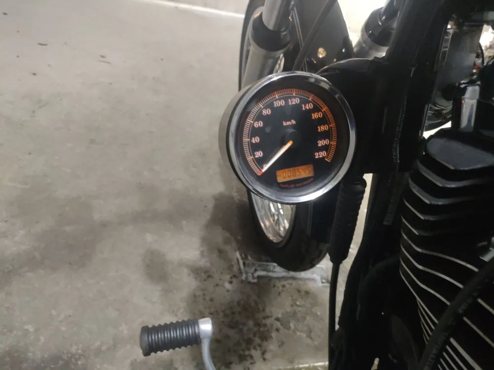 Harley-Davidson XL1200C 2008, чёрный, фото 5