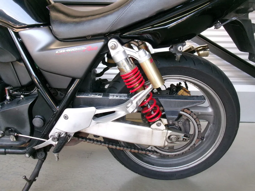 Honda CB400SB 2008, black / purple, фото 9