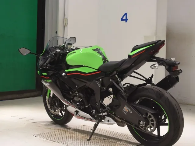 Kawasaki Zx-6Ra 2021, black | green, фото 6