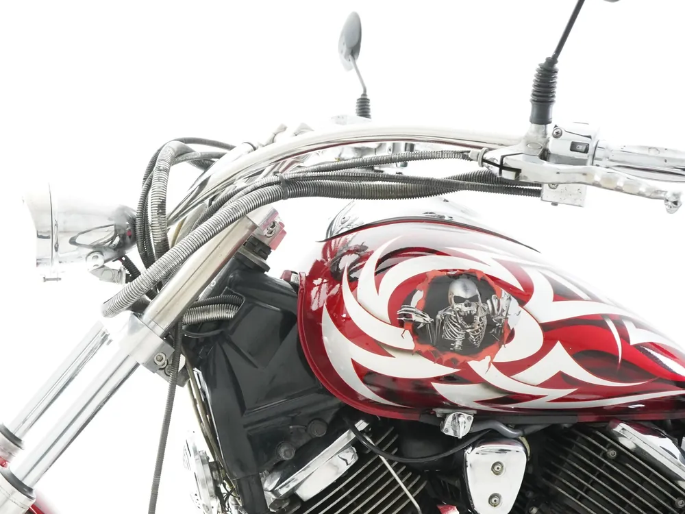 Yamaha Dragstar 1100 2008, custom p, фото 10