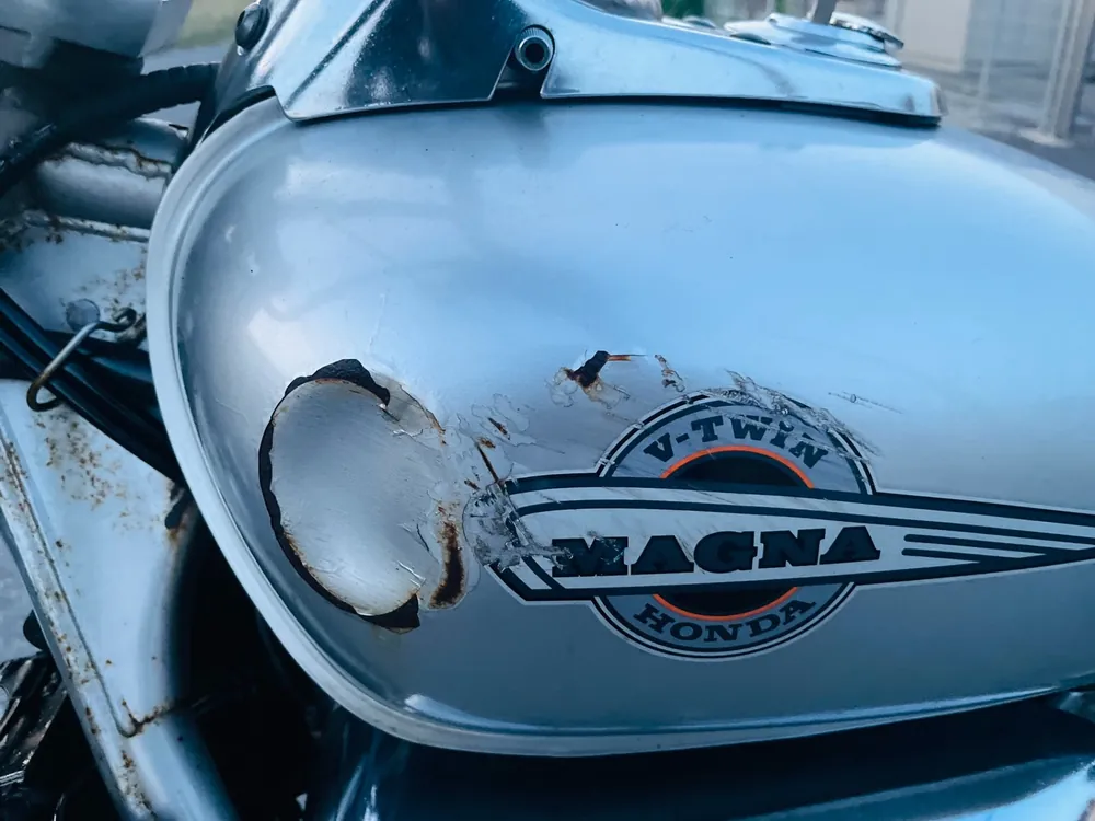 Honda V-Twin Magna 250, серебристый, фото 12