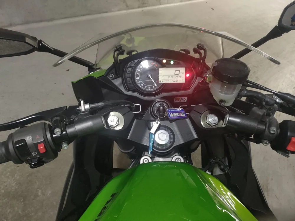 Kawasaki Ninja 1000 2012, чёрный, зелёный, фото 5
