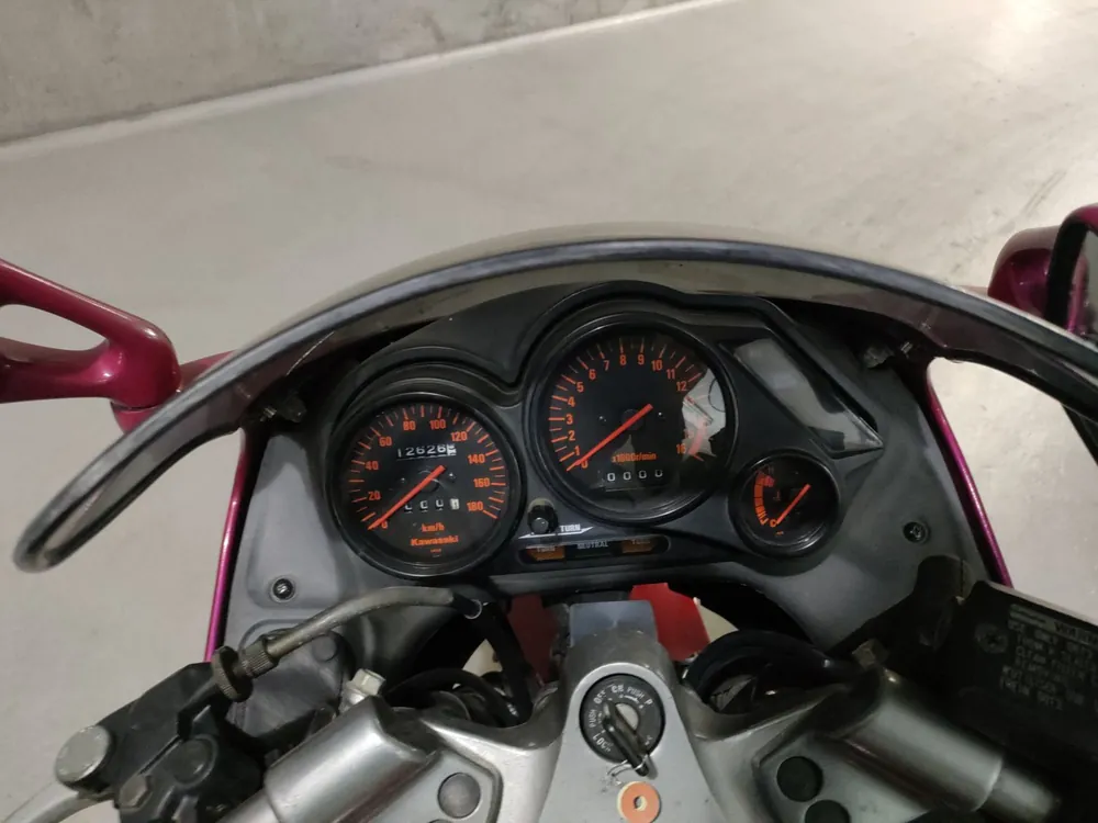 Kawasaki ZZ-R250, красный, фото 5