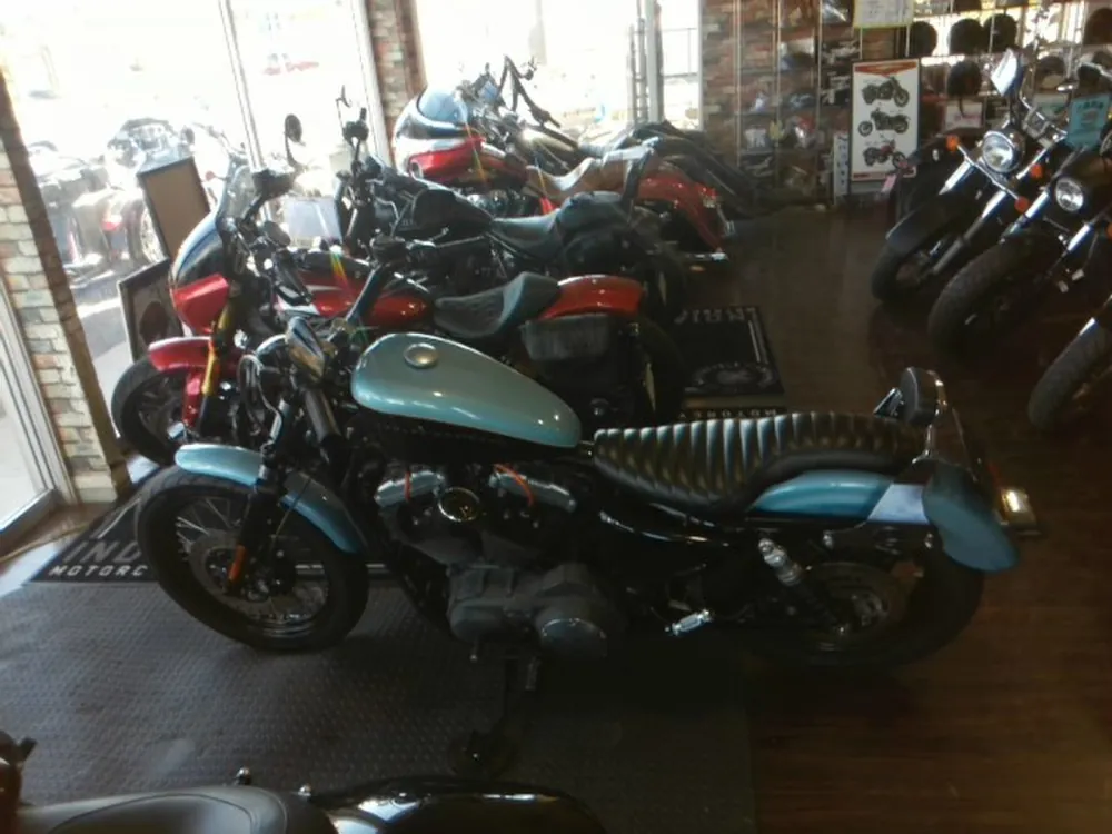 Harley-Davidson XL1200N Sportster 2007, black / light blue, фото 2