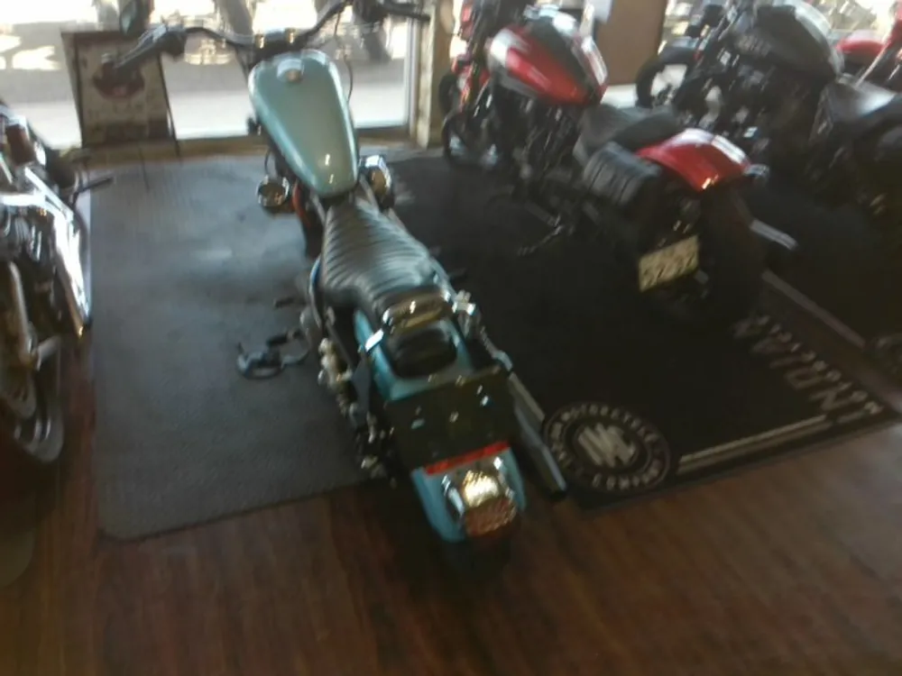 Harley-Davidson XL1200N Sportster 2007, black / light blue, фото 5
