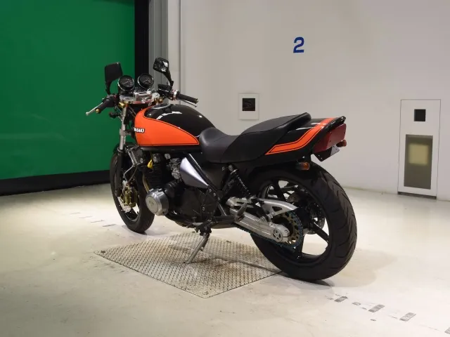 Kawasaki Zephyr 400 1994, чёрный, оранжевый, фото 6