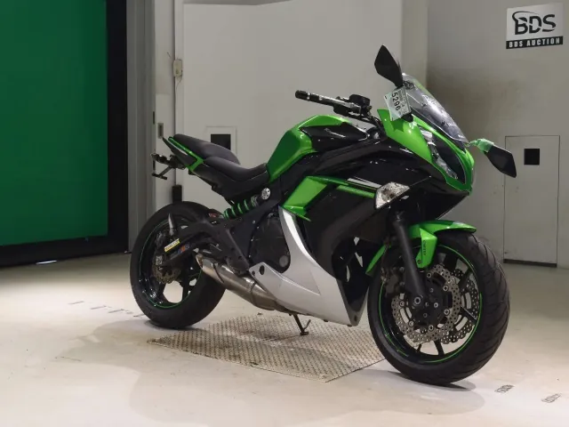 Kawasaki Ninja 400 2016, black | green, фото 3