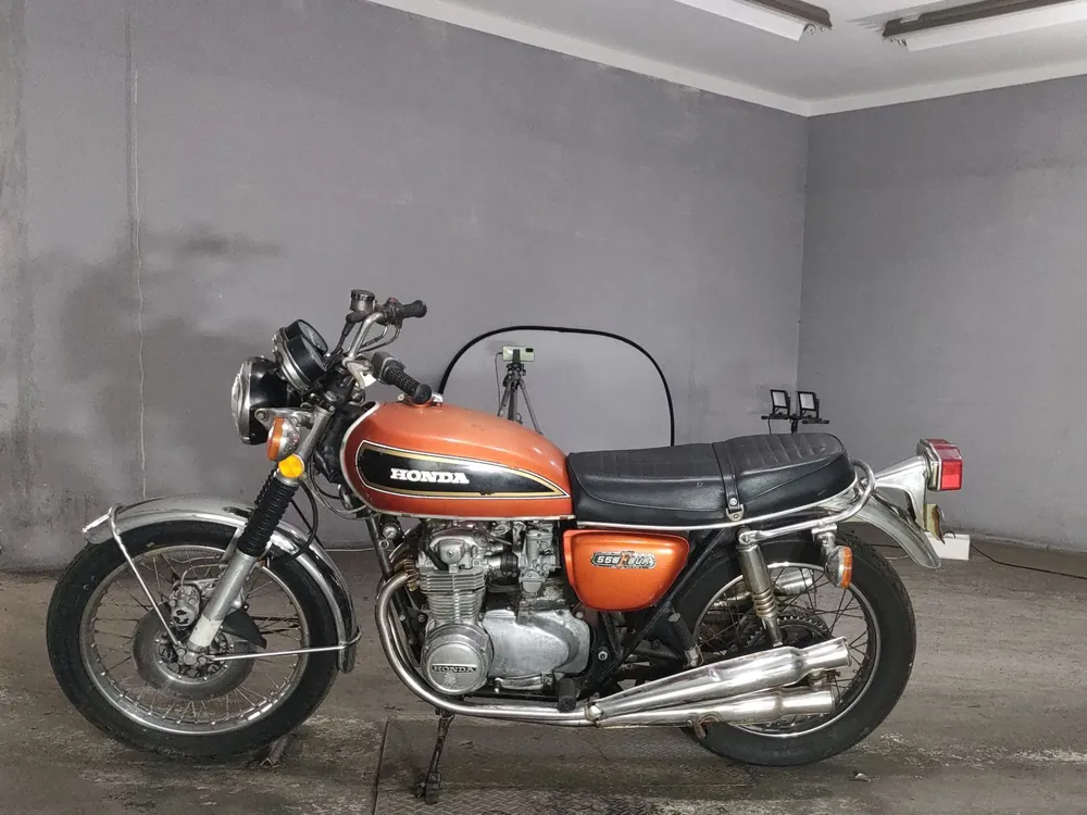 Honda Cb550, оранжевый, фото 2