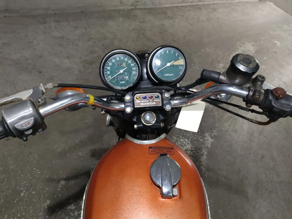 Honda Cb550, оранжевый, фото 5