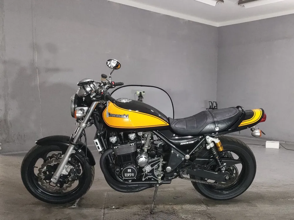 Kawasaki ZRX1100 2005, чёрный, жёлтый, фото 2