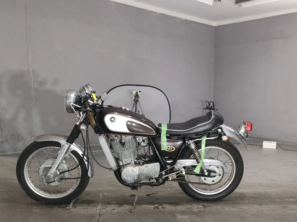Yamaha SR400 2000, белый, light brown, фото 2