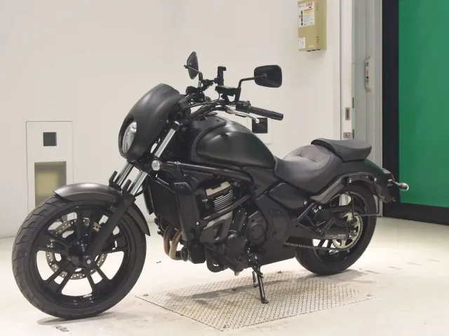 Kawasaki Vulcan650S 2015, matt black, фото 4