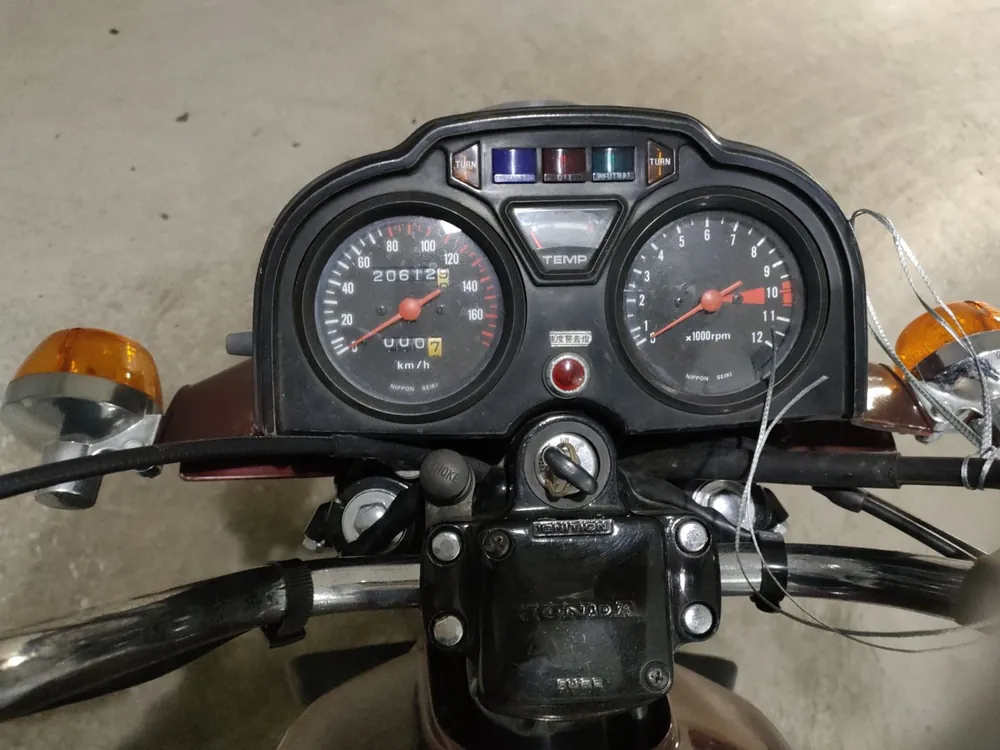 Honda GL400 1979, красный, фото 5