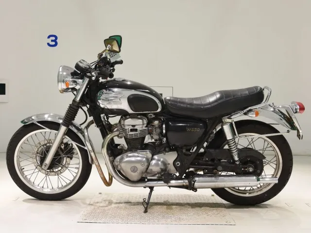 Kawasaki W650 2010, black | silver, фото 2