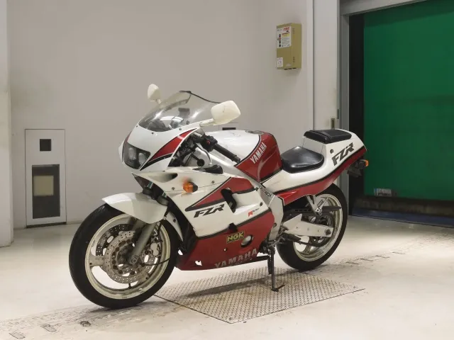 Yamaha FZR250R, белый, красный, фото 4