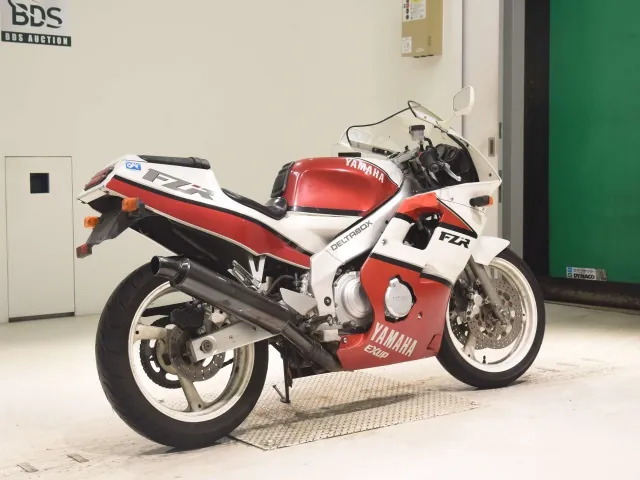 Yamaha FZR250R, белый, красный, фото 5