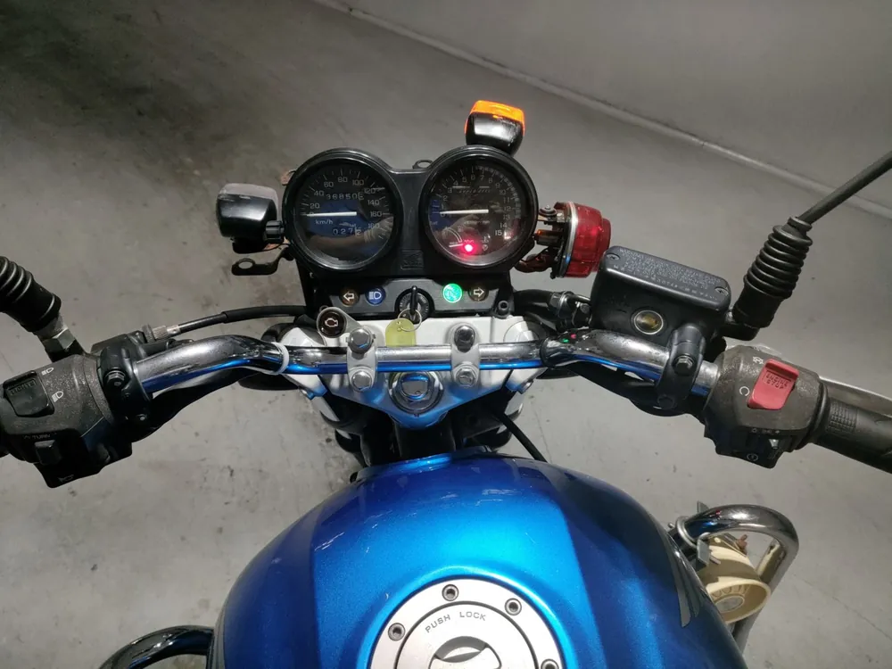 Honda CB400SB, синий, фото 5