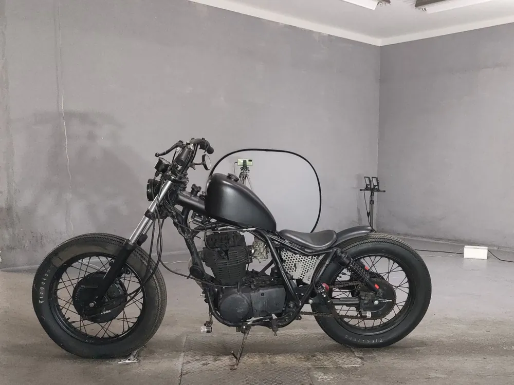 Yamaha SR400 1998, чёрный, фото 2