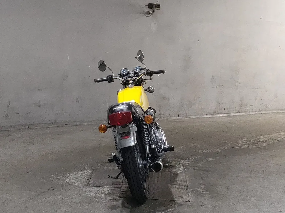 Honda CB400 1977, жёлтый, фото 4