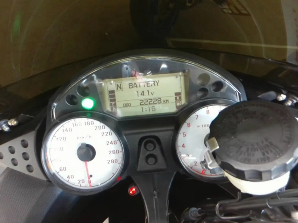 Kawasaki ZZR1400 2009, чёрный, фото 3