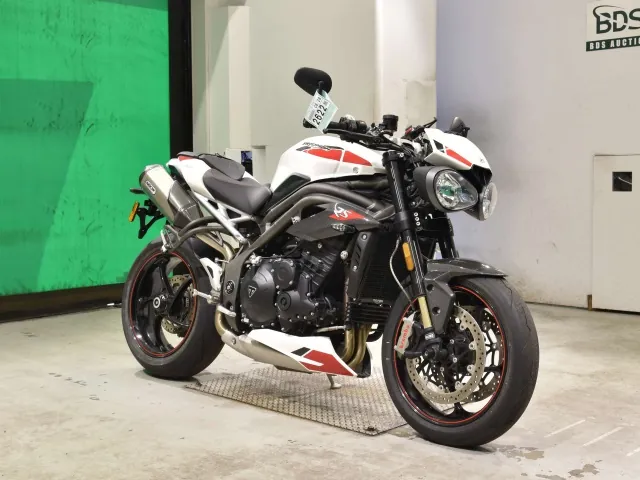 Triumph Speed Triple RS 2019, white | red, фото 3