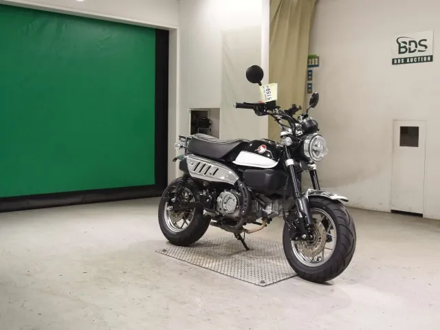 Honda Monkey 125, белый, чёрный, фото 3